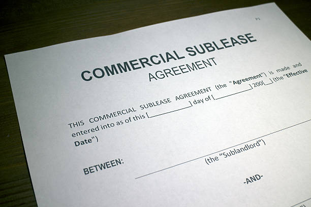 istock Commercial Sublease Agreement 539351820