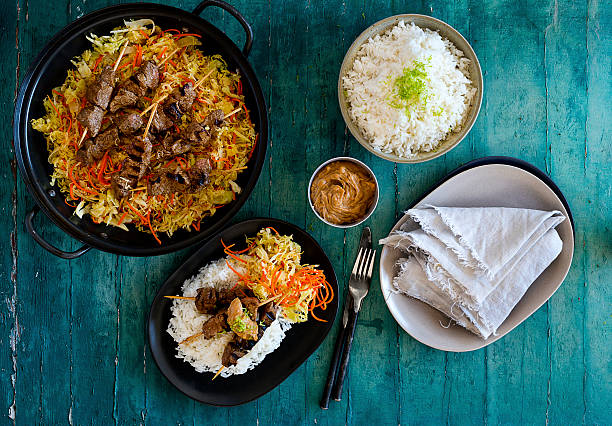 istock Top down food photography 539355812