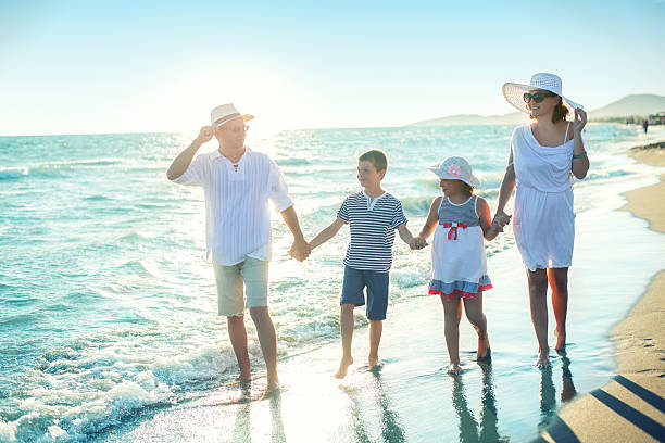 istock Happy Family at Sunset 539357863