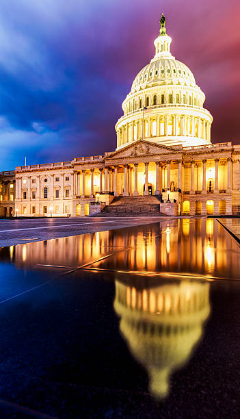 istock The United States Capitol Building under Dramatic Sky 539358035