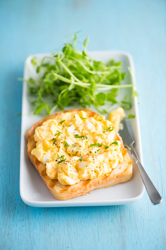 Toast with Egg Salad 