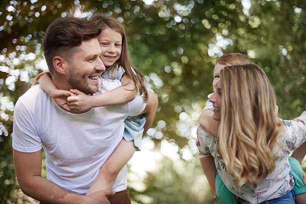 istock Playing with family on the garden 539361818