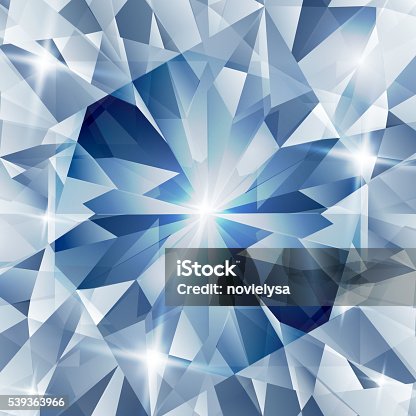 istock Silver and blue with concept diamond 539363966