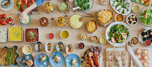 istock Food Choice Dining Eating Event Festive Buffet Concept 539365758