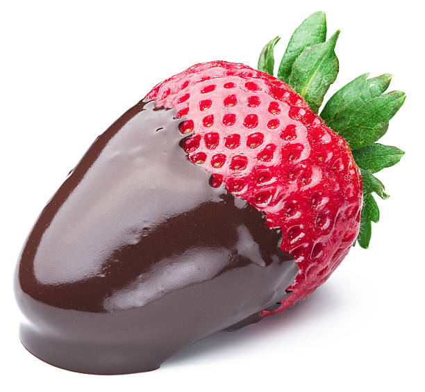 istock Strawberry dipped in chocolate fondue. 539366308