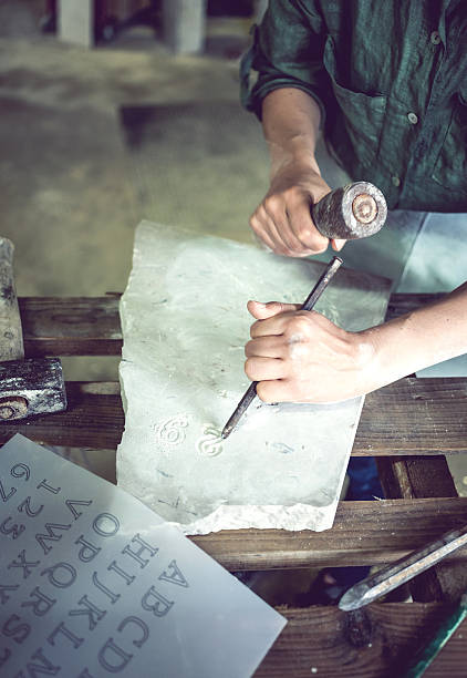 istock Stonecutter woman portrait 539366994