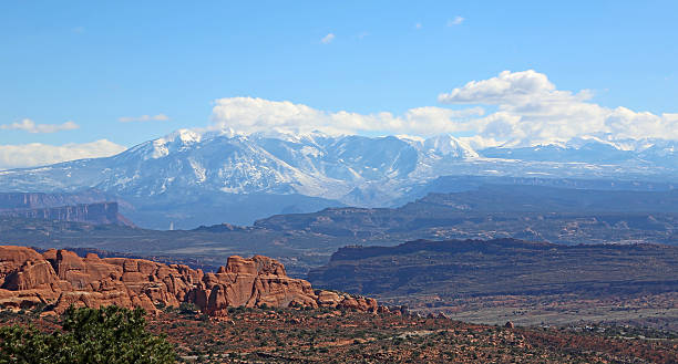 istock View at La Sal Mountains from Arches National Park 539367194