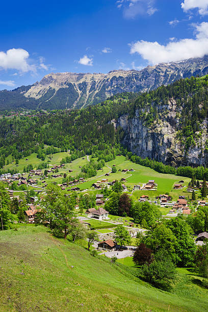 istock Panorama view of Lauterbrunnen 539369018
