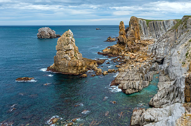 istock Arnia Beach coastline landscape. 539369952