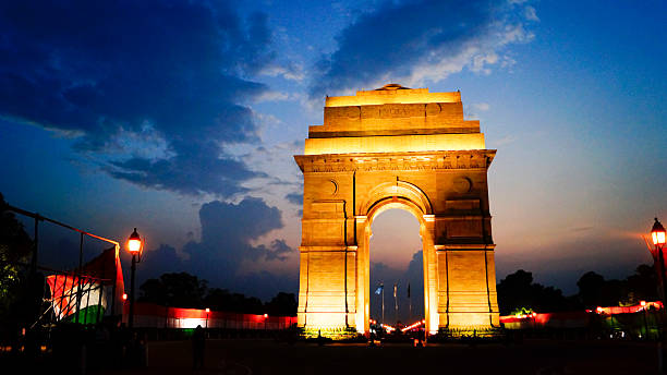istock Night at India Gate, Delhi, India 539447000