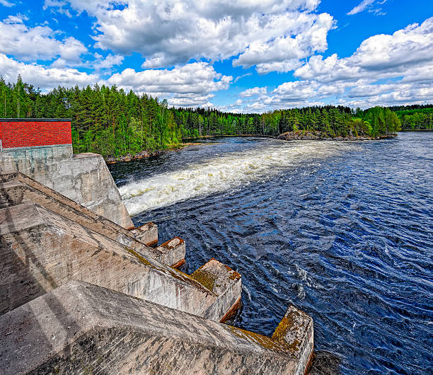 istock Hydroelectric power station spillway 539449220