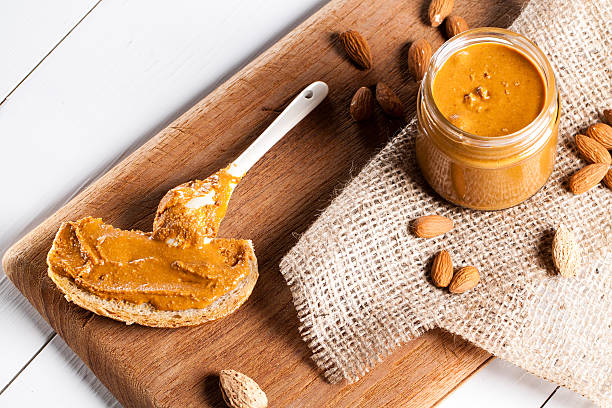 istock Homemade almond butter. 539450346
