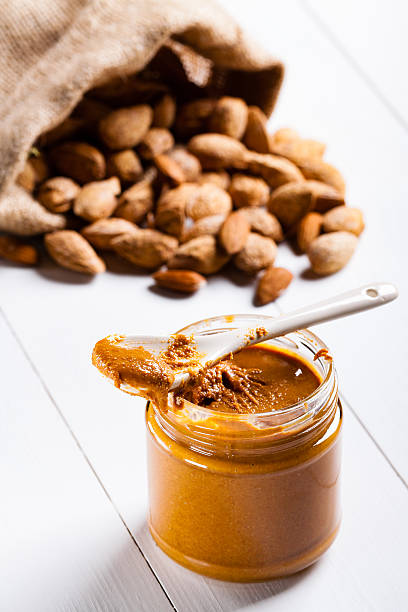 istock Homemade almond butter. 539451520