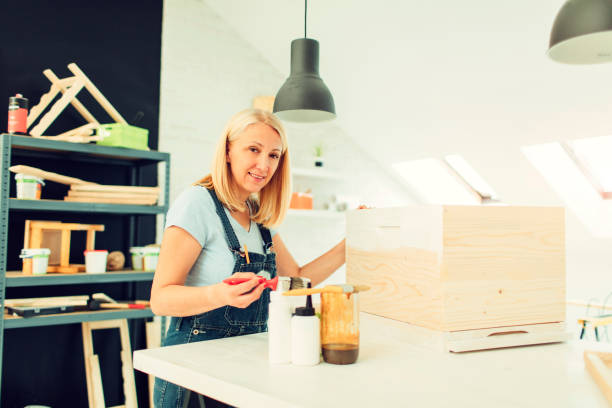 istock Beehive: Mature Woman Beekeeper 539453156