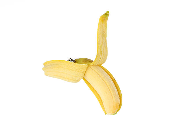 istock peeled banana, isolated on white 539454424