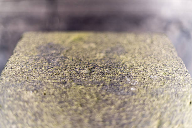 urban detailed closeup of a mini stage background in urban outdoor style that can be used for a product presentation, unique authentic textures with decent dephs of field