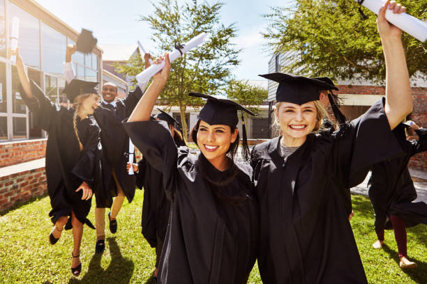 istock Celebrating the end of their studies 539456282