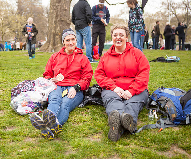 virgin money maratona di londra. 24° aprile 2016. - london marathon foto e immagini stock