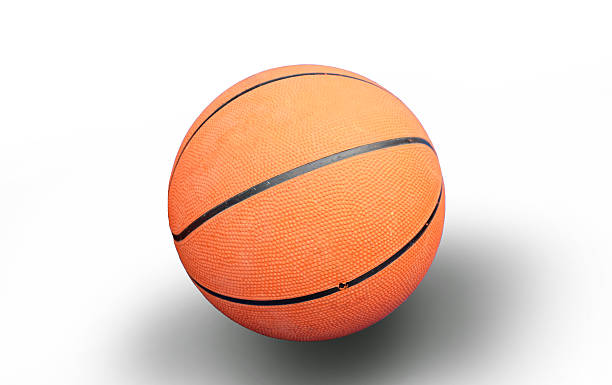 istock Basketball isolated on white background with shadow 539458402