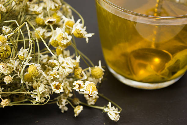 istock Tea Bouquet of dried chamomile 539459744