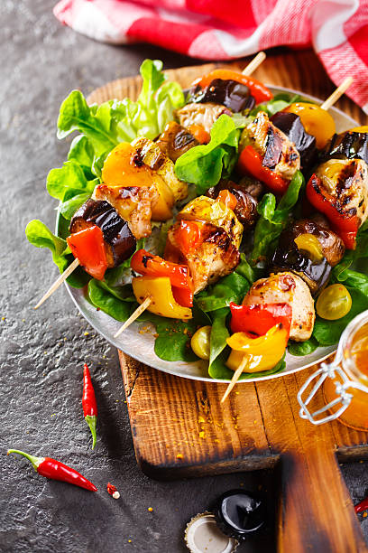 istock Homemade Chicken Shish Kabobs 539460982