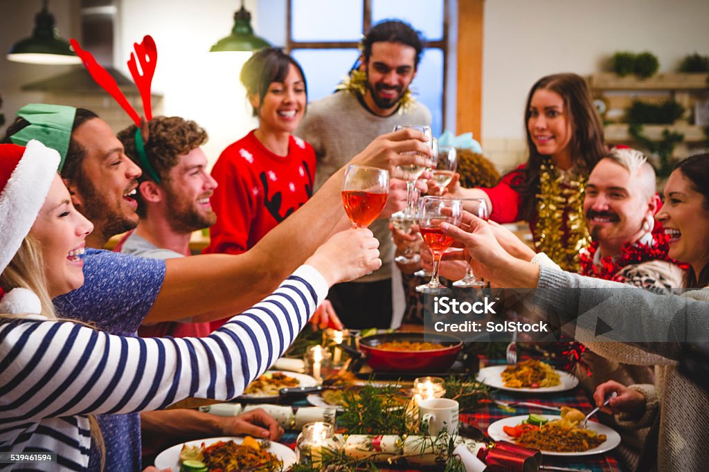 Weihnachten-Toast - Lizenzfrei Weihnachten Stock-Foto