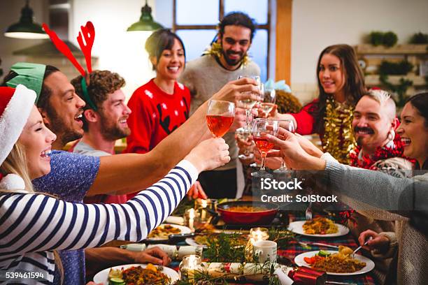 Weihnachtentoast Stockfoto und mehr Bilder von Weihnachten - Weihnachten, Trinken, Getränk