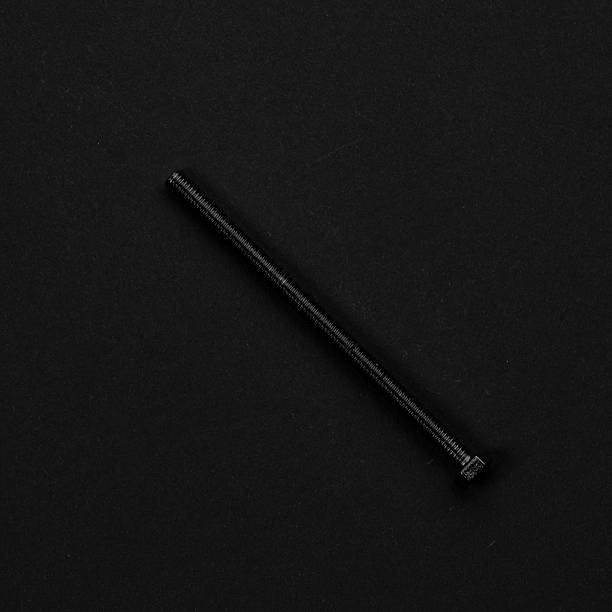 istock Black & white bolt isolated on black background. Symbolic repair 539462844