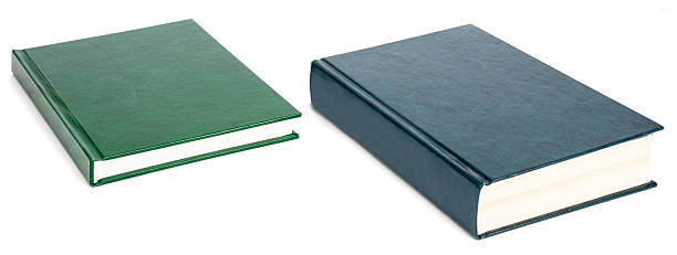 istock Two books with blank covers isolated on white 539465720
