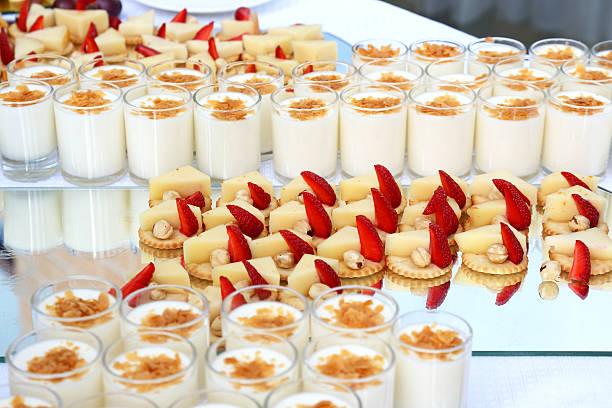 istock variety of dessert on the table in a cafe 539470144