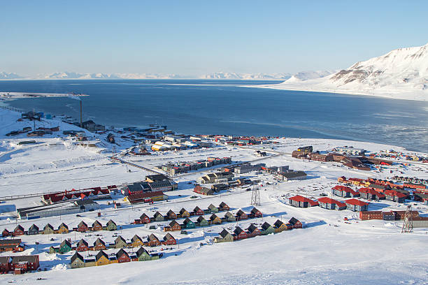 istock Panoramic views of Longyearbyen, Svalbar 539477226