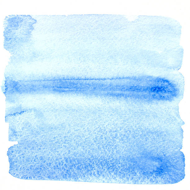 istock Blue watercolor banner background 539478008