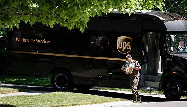 UPS Delivery stock photo