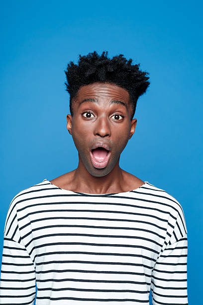 istock Surprised afro american young man 539483830