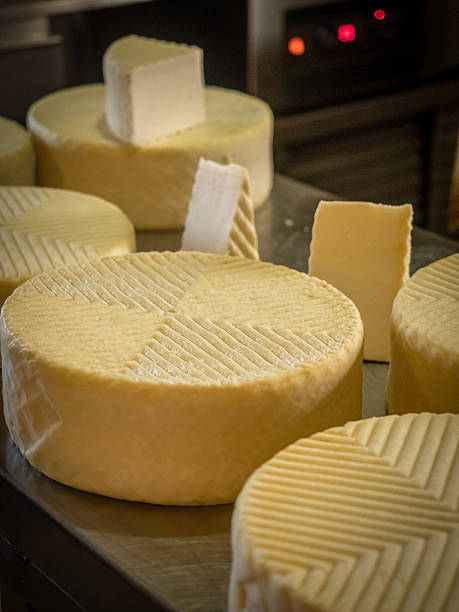 istock Large chunks of goat cheese 539484158