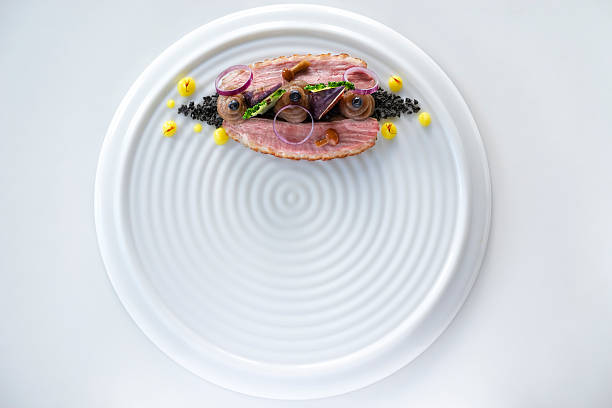 plating food
