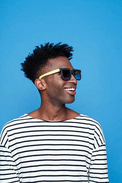 istock Happy afro american young man wearing sunglasses 539641242