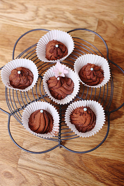 istock Home made chocolate  pralines 539643370
