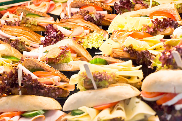 istock Heap of Delicious Sandwiches 539644182