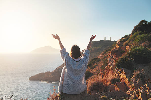 istock Traveler young woman. 539645702