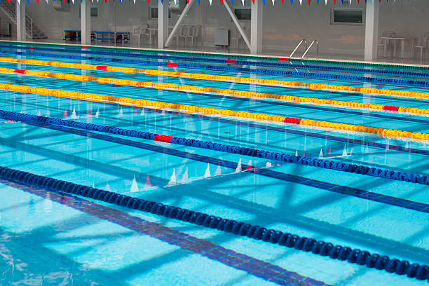istock Lanes of a competition swimming pool 539647734