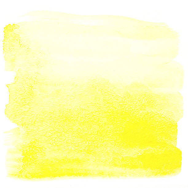 istock Yellow watercolor background 539654488