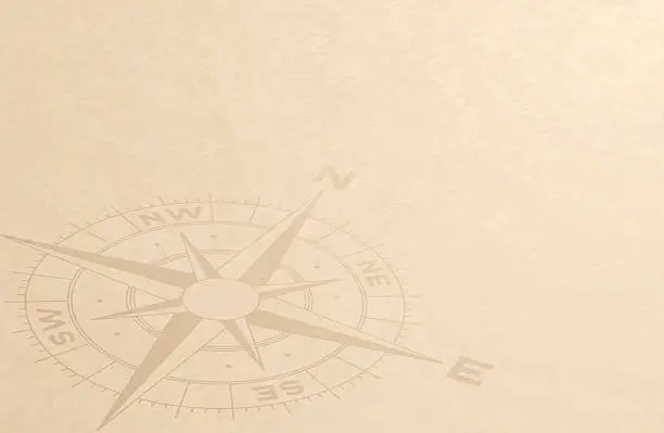 Vector illustration of Compass Discovery Background