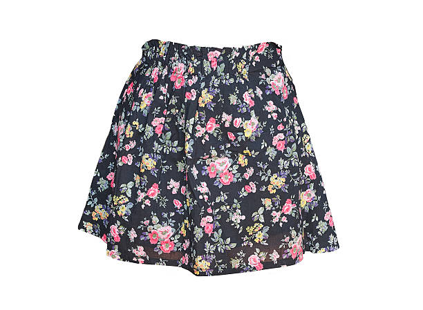 istock Stylish summer flower skirt isolated on white background 539658468