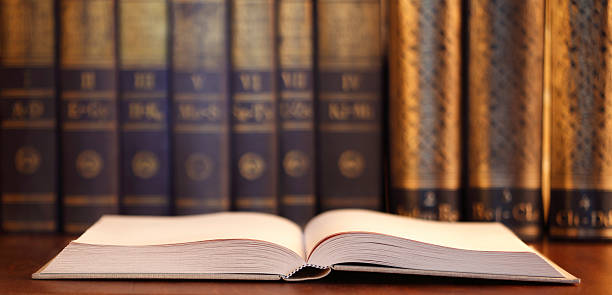 istock Vintage books in a library 539658700