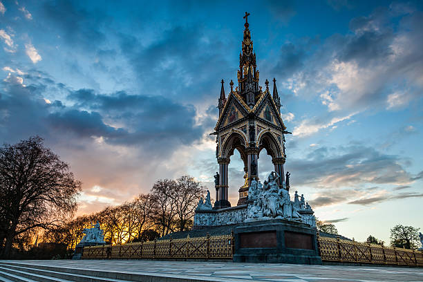 The Prince Albert Memorial, Hyde Park area, London, UK
