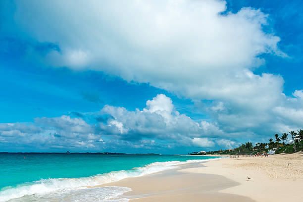 Cabbage Beach, Nassau - Bahamas Cabbage Beach, Nassau, Bahamas paradise island bahamas stock pictures, royalty-free photos & images