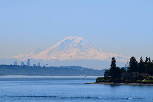 美しい太平洋沿岸北西部 - northwest puget sound mt rainier nature ストックフォトと画像