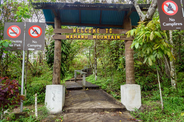 istock Road to Volcano Mount Mahawu 539665556