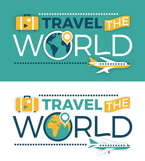 Vector illustration of Travel the World